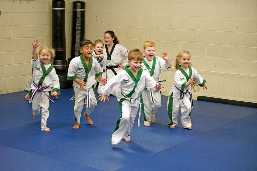 Dragons kids running